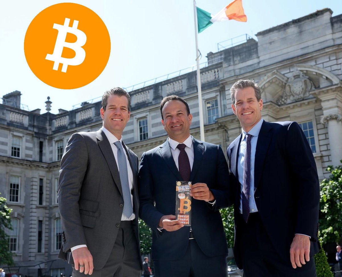 CryptoNewsViral's tweet photo. 📰 Exciting news! The Prime Minister of Ireland recently sat down with the brilliant minds behind Gemini to explore the boundless potential of Bitcoin and crypto. 🌍💫 

Stay tuned for what lies ahead! 🚀🔥
#cryptonews #ireland #gemini #bitcoin #crypto https://t.co/7kDqKKwSoN