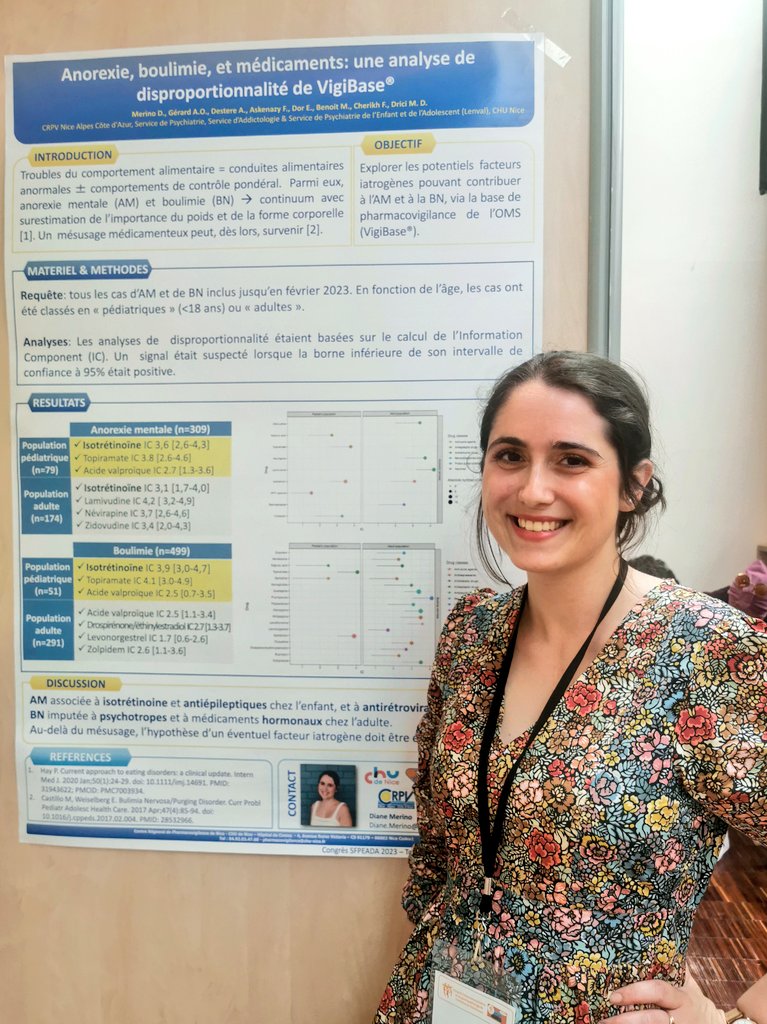 La veille de la journée mondiale des #TCA, un peu de #pharmacovigilance au congrès @sfpeadaoff 📚
(🤳 Dr Dounet Fabre 🌸)
#NoMoreTCA @ffabtca @CNPM_fr @SFPT_fr