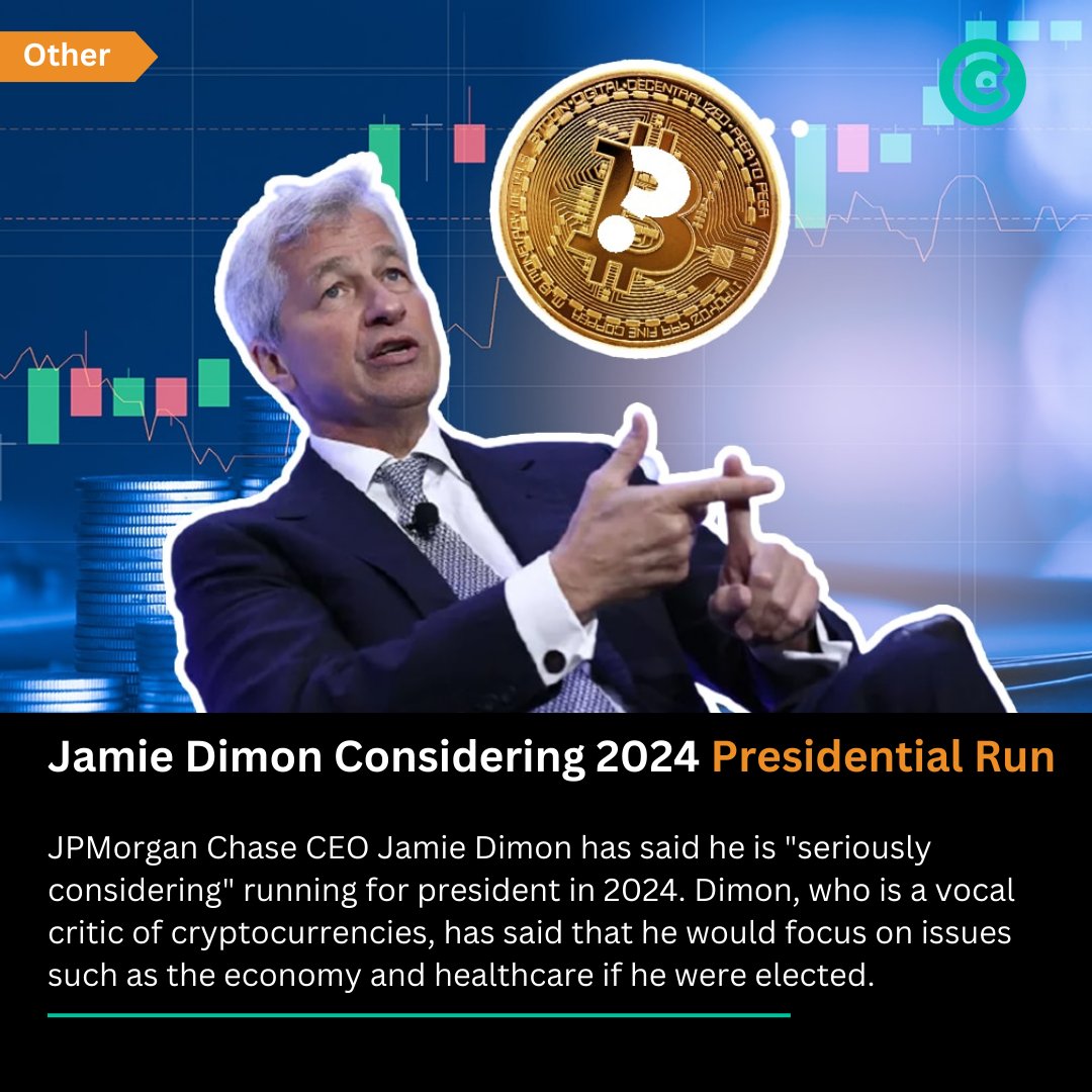 Jamie Dimon Considering 2024 Presidential Run

JPMorgan Chase CEO Jamie Dimon has said he is 'seriously considering' running for president in 2024. 

#JamieDimon #2024Election