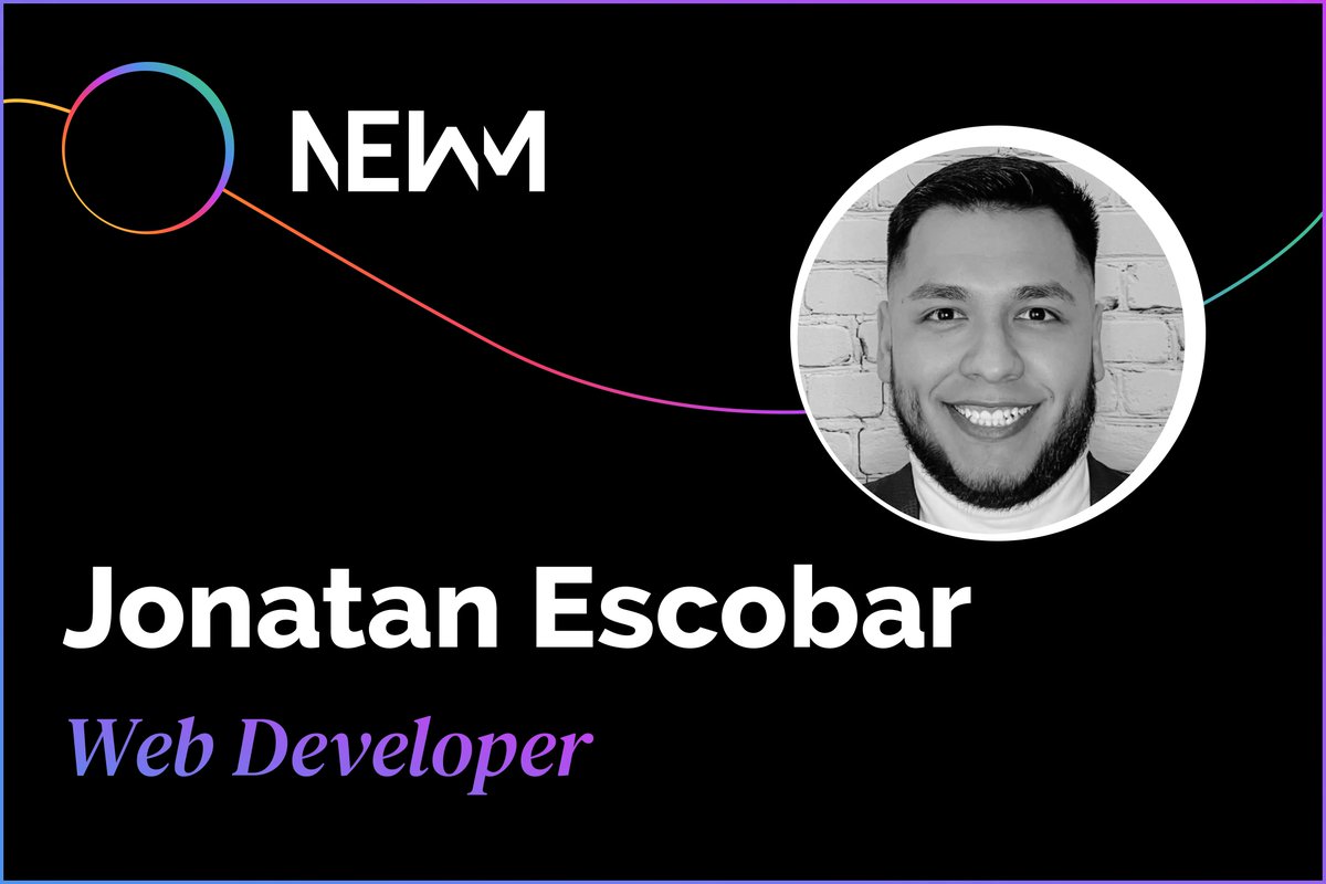Next Team Spotlight goes to Jonatan Escobar, our pixel wrangler AKA Web Developer. If he’s not coding, he’s on the soccer field, finding musical gems, or off adventuring! His motto: life is a journey, and so is JavaScript 🗺️

#weareNEWM

Are we missing your skills? DM us