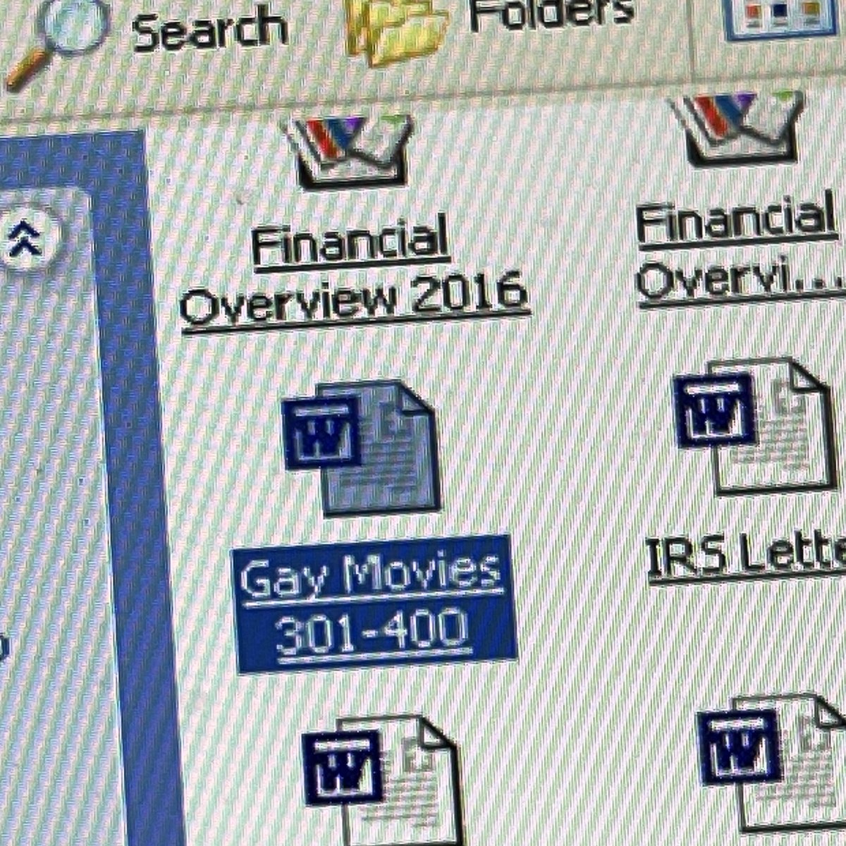 So I bought a computer from goodwill for 10 dollars to see if I could revive it, and I did. It’s filled with HUNDREDS of written reviews for gay pornography. I can’t stop laughing