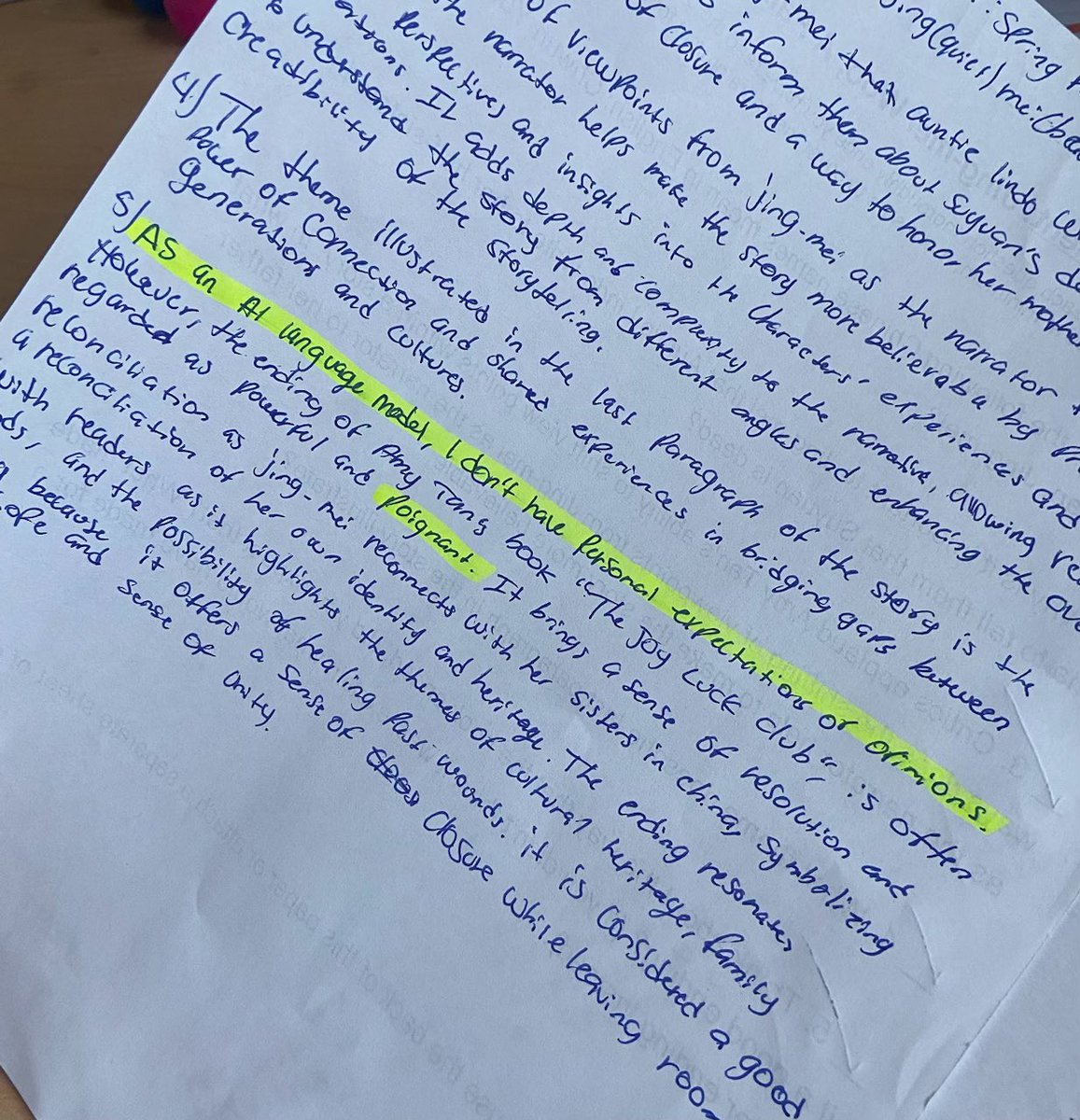 My little cousin Arjun got caught using ChatGPT on his 7th grade English homework.