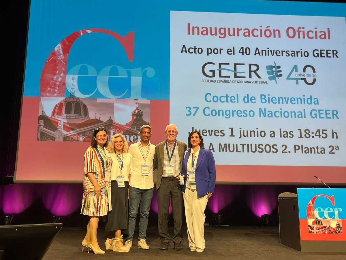🔝 Gracias <a href="/sociedadcolumna/">sociedadcolumna</a> por invitarnos a participar en  #CongresoGEER2023 de la mano de <a href="/jorgerogar/">Jorge Rodríguez</a> acerca de los Factores pronóstico de la Escoliosis a tener en cuenta.   

Un placer siempre compartir experiencia y conocimientos con todos los especialistas implicados.