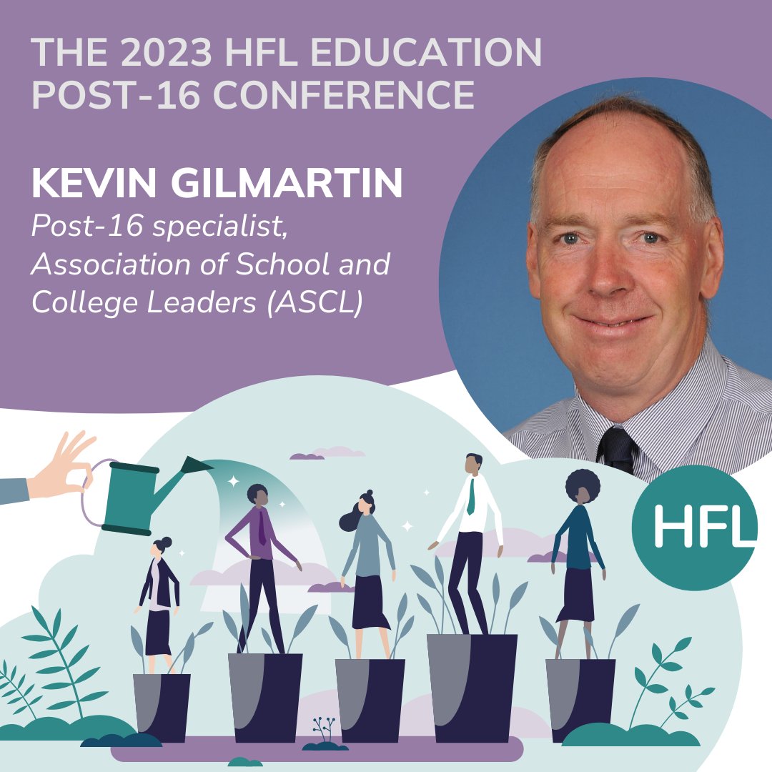 HFL_Education's tweet photo. π’ Don't miss Kevin Gilmartin, Post-16 specialist from @ASCL_UK, at the #Post16Conference on 09/06/23! Get valuable insights into the dynamic Post-16 landscape and practical strategies for leading an inclusive sixth form. Register now https://t.co/cIaZTdTouU & stay ahead in creating an inclusive learning environment! @HfL_Post16 #InclusiveLeadership #Inclusive6thForm