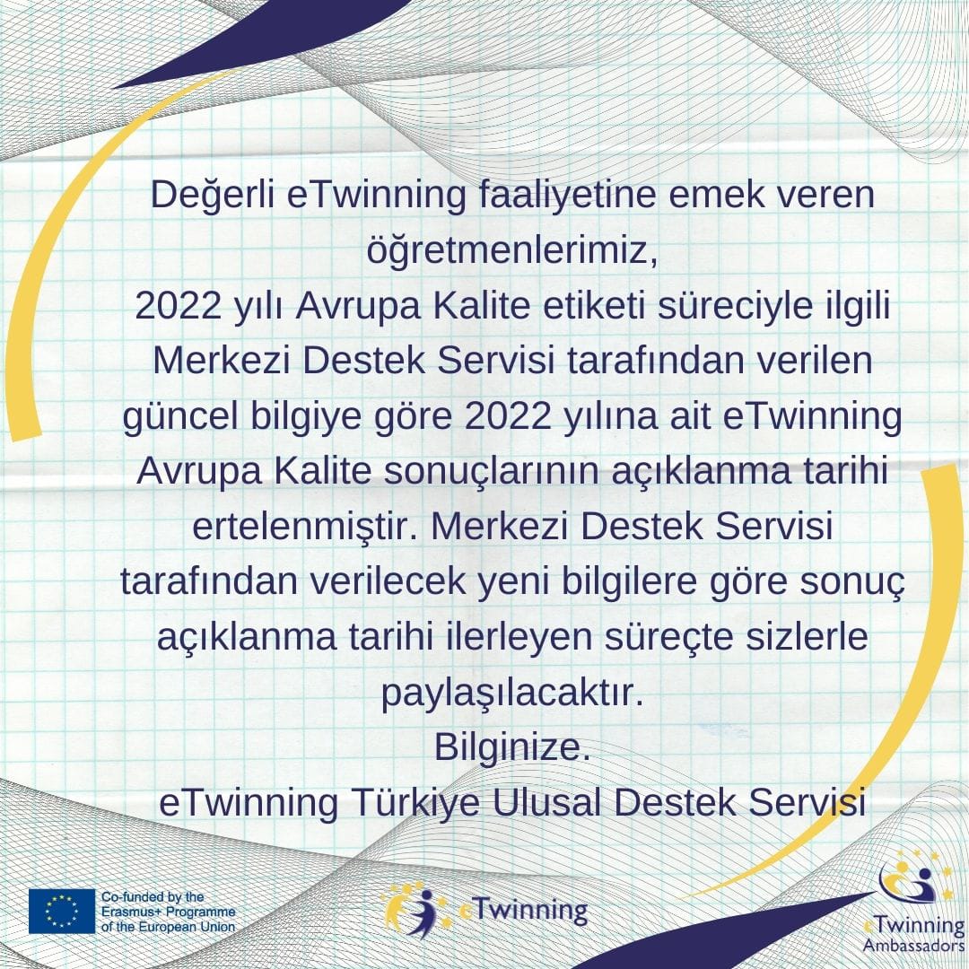 📌 DUYURU 📌

@tcmeb @prof_mahmutozer
@memleventyazici @tretwinning
@istanbulilmem @eTwinning_ist