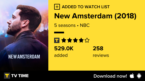 DadoULDouX's tweet photo. I've just started following New Amsterdam (2018) https://t.co/zRMb07G5SC #tvtime https://t.co/BBB5EoGJ1g