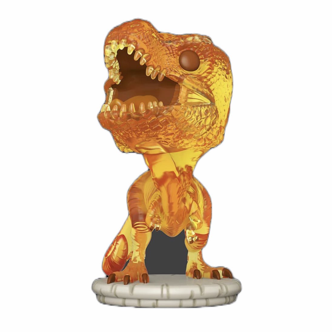 First look at the new Amber T-Rex Funko POP! Exclusive coming soon ~ #TRex #JurassicPark #FPN #FunkoPOPNews #Funko #POP #POPVinyl #FunkoPOP #FunkoSoda