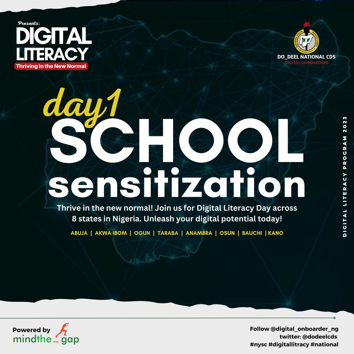 Today is school sensitization. It's going to be an educational session. 🔥🔥🔥 Let's keep it going🔥🔥