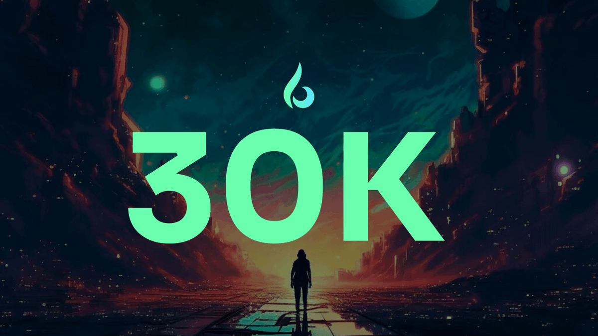 30K followers in 2 days.

And we're just getting started ...

Be prepared 👀