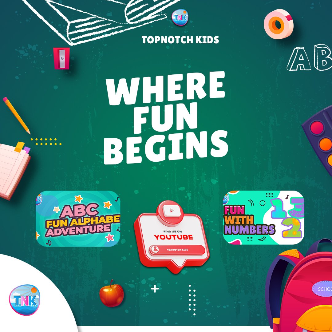 MakauThaddaeus's tweet image. &quot;🌟 Get ready for a whirlwind of fun and adventure! Join us on Topnotch Kids as we spark imaginations, laugh out loud, and create memories that&apos;ll last a lifetime. 🎉✨ #KidsRule #AdventureAwaits #YouTubeFun&quot;