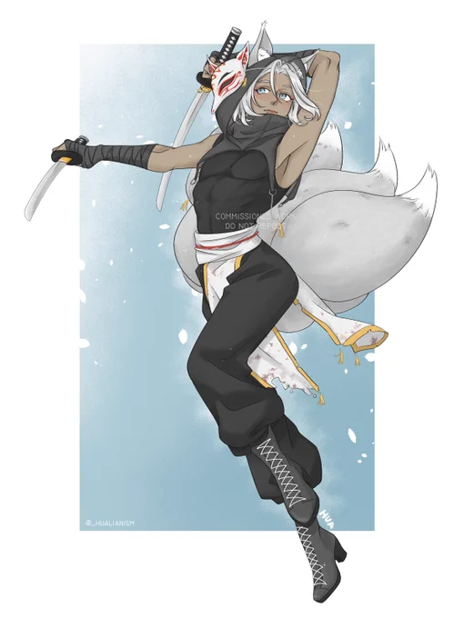 Original character commission for  ('s friend) !! thank youuu and happy birthday to the friend  #originalcharacter #artcommission