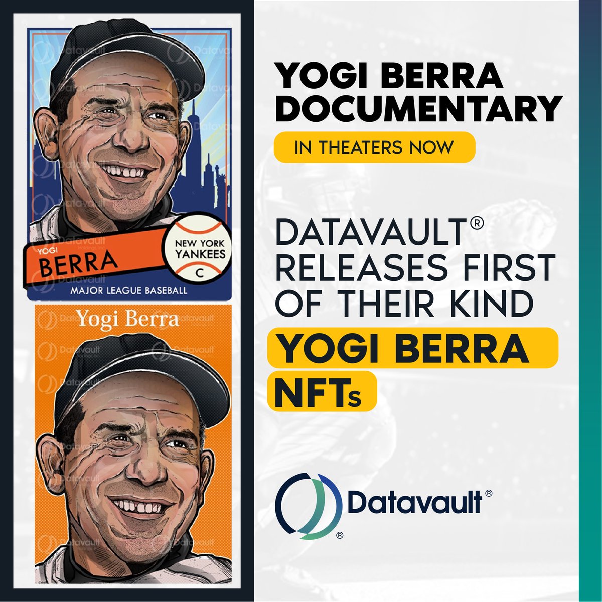 Datavault® (@the_datavault) on Twitter photo Documentary film <a href="/itaintoverdoc/">It Ain’t Over</a> about life & career of Yogi Berra in theaters now! <a href="/the_datavault/">Datavault®</a> in partnership w/Yogi Berra Estate has released <a href="/yogiberra/">Yogi Berra</a> NFTs in conjunction with the film bit.ly/3N71UOd <a href="/donriddellCNN/">Don Riddell</a> <a href="/SonyPictures/">Sony Pictures</a> <a href="/MLB/">MLB</a> <a href="/Yankees/">New York Yankees</a> <a href="/CNN/">CNN</a> <a href="/cnnsport/">CNN Sports</a> #NFTs Documentary film <a href="/itaintoverdoc/">It Ain’t Over</a> about life & career of Yogi Berra in theaters now! <a href="/the_datavault/">Datavault®</a> in partnership w/Yogi Berra Estate has released <a href="/yogiberra/">Yogi Berra</a> NFTs in conjunction with the film bit.ly/3N71UOd <a href="/donriddellCNN/">Don Riddell</a> <a href="/SonyPictures/">Sony Pictures</a> <a href="/MLB/">MLB</a> <a href="/Yankees/">New York Yankees</a> <a href="/CNN/">CNN</a> <a href="/cnnsport/">CNN Sports</a> #NFTs