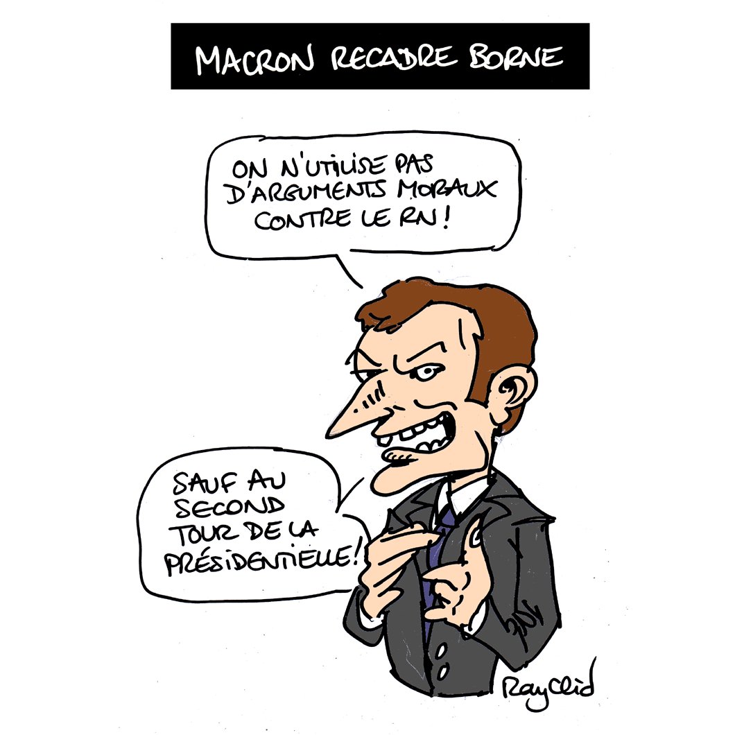 rayclid's tweet photo. Parole d'expert #macron #RN #extremedroite #dessin  #cartoon #Politique https://t.co/pKiRtzzjuc