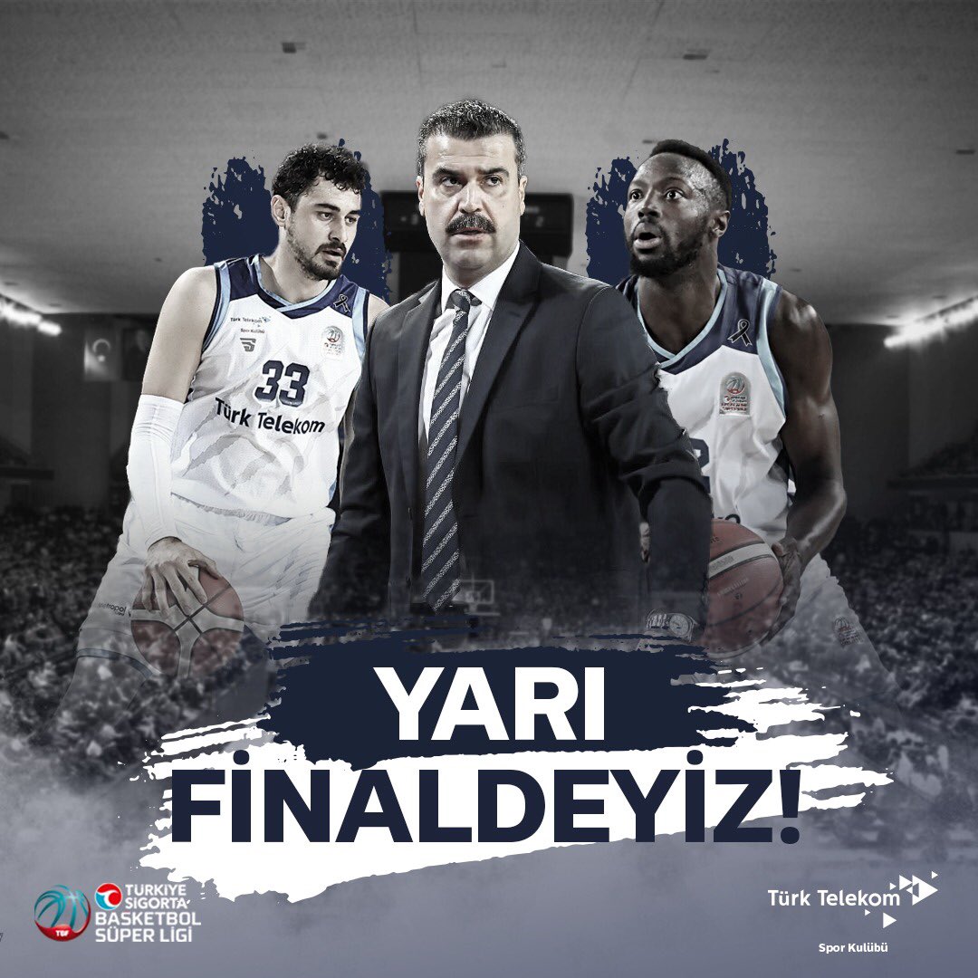 Türkiye Sigorta Basketbol Süper Ligi Play-Off çeyrek final üçüncü maçını galibiyetle tamamlayarak yarı finale yükseliyoruz. 🤍💙  

Tebrikler çocuklar! 👏🏼  

#AnkaraBasketbolu #KazanmakİçinOyna #Kaizen