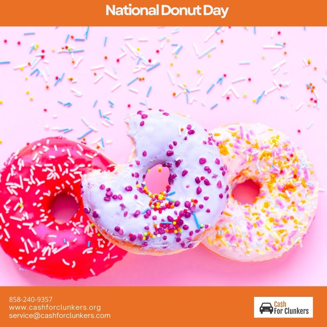 cash_clunkers's tweet photo. We are gearing up to savor our best-loved fried dough confections!
#UnwantedCars #JunkCars #FreeTow #CashforClunkers #NationalDonutDay https://t.co/EVZq2S0JF5