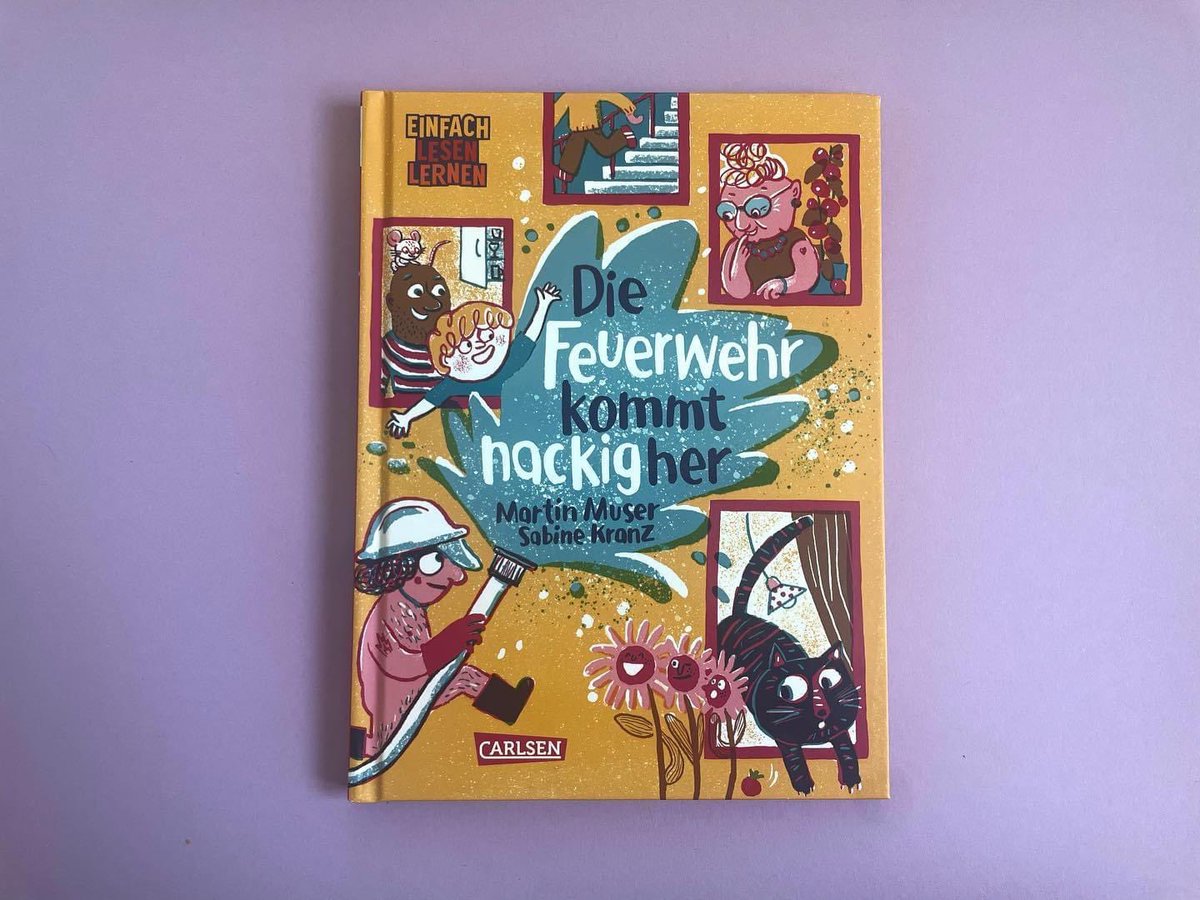 kinderbuuuch's tweet photo. Erstlese-Update! Martin Muser hat ein tolles Buch für Kinder ab der 1. Klasse geschrieben. Texthäppchen in Kombination mit vielen Bildern und fröhliche Kettenreimen. Ihr wollt doch bestimmt wissen, warum die Feuerwehr nackig kommt! #diversekinderbücher

https://t.co/nwlfbb80xA https://t.co/HdGbRpxZPp