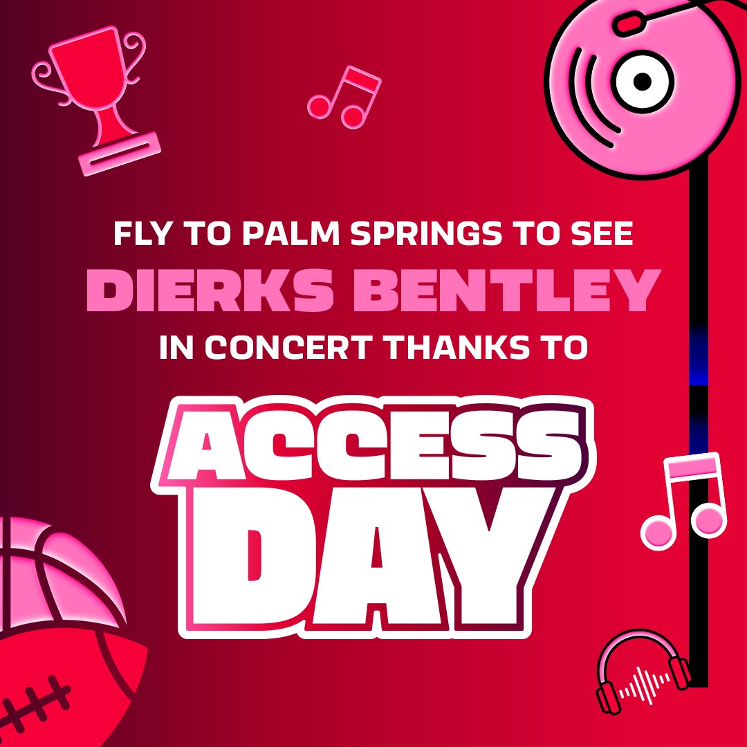 This is what it's all about!!   iHeartRadioAccessDay.com GO NOW to WIN A TRIP TO SEE .@DierksBentley 
Choose Denver from drop down menu and enter!
@1067TheBullCO #iHeartAccessDay @iheartradio @iHeartCountry