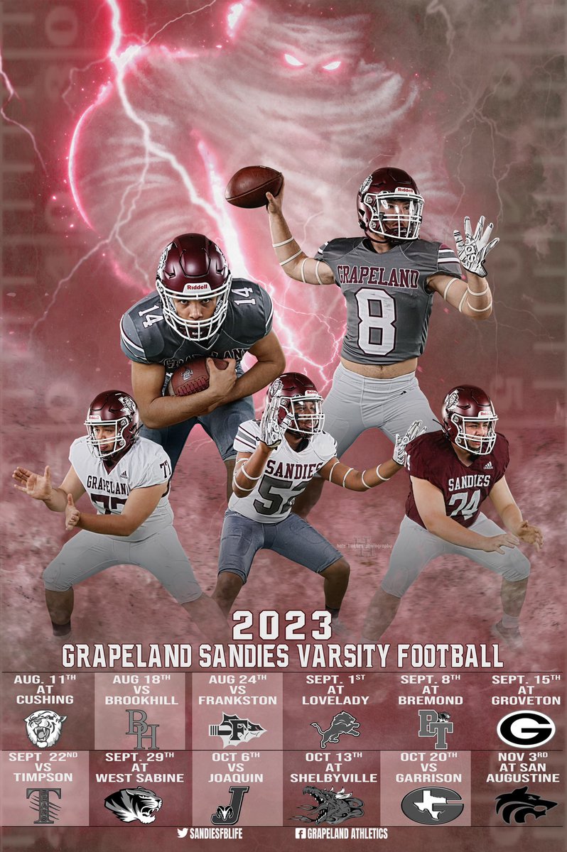 GRAPELAND SANDIES (1974 🏈 State Champs) tweet media