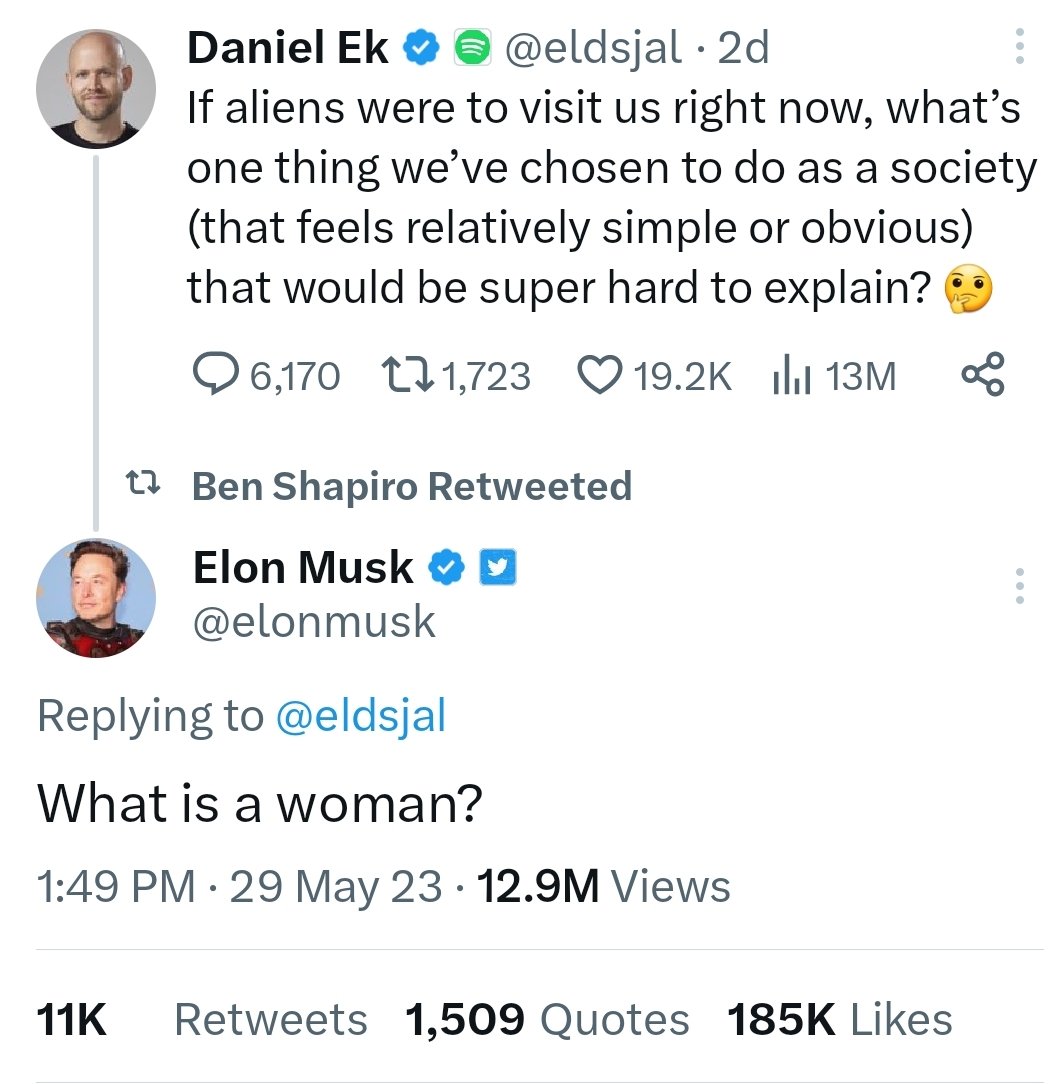 UchisonRyan's tweet photo. @JeremyDBoreing @realDailyWire Something tells me Musk isn't behind this one. https://t.co/UFfDQnU27Z