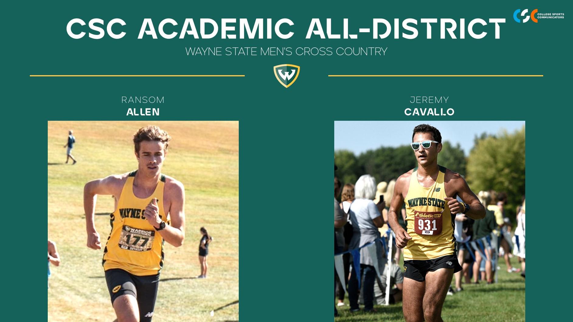 WSU Athletics on Twitter "WarriorMXC Two Men's Cross Country Runners