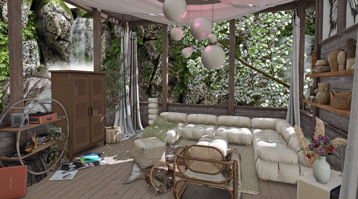 Land for sale. It comes fully furnished and fully landscaped. there are 750 prims left &amp; 9 days left on the rental. eveyleigh is selling this and asking a one time fee of 5k.Please message her for more info if you'd like to look at this in person you can: maps.secondlife.com/secondlife/Nuv…