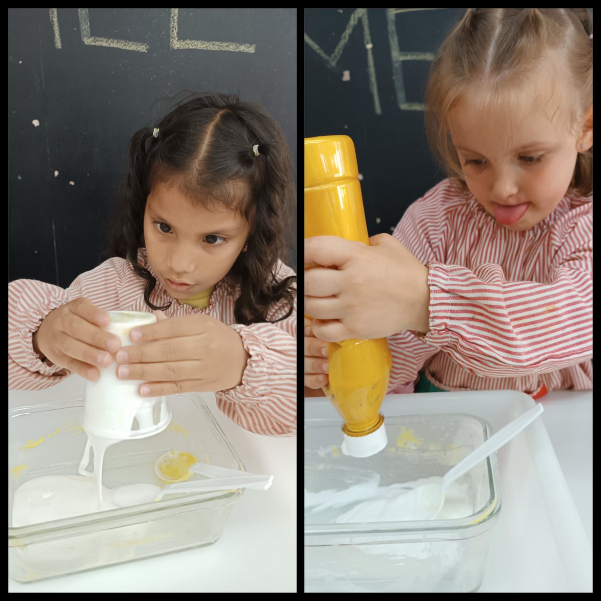 InfantNatzEsplu's tweet photo. Hem fet "mel" a la nostra tarda de projecte🐝 #Quinmónméspetit #P4Unicorns https://t.co/q1J4HE0YFK