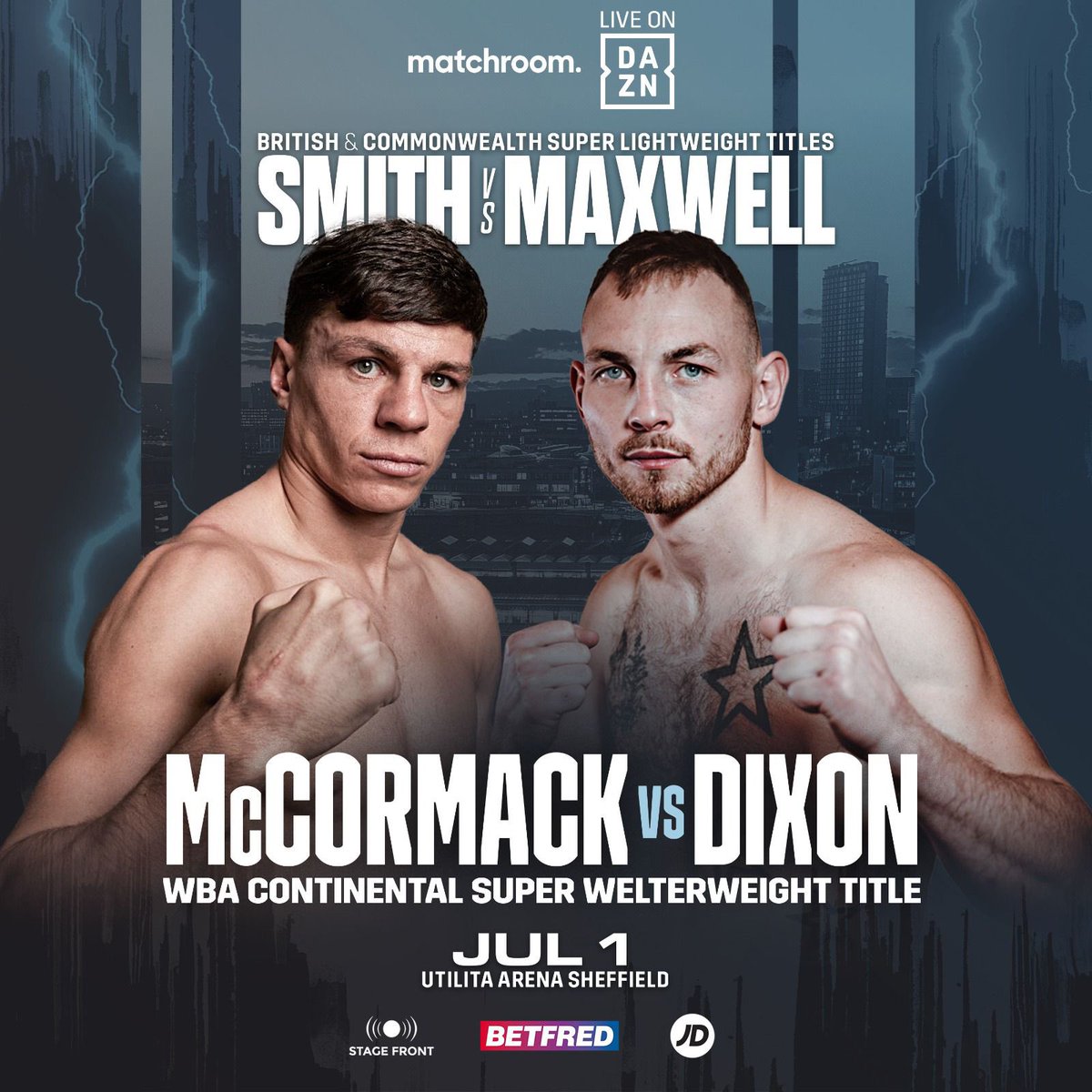 Ben Davison (@bendavison_) on Twitter photo July 1st
๐Sheffield Arena
<a href="/WBABoxing/">WBA Boxing</a> ๐
<a href="/PatMcCormack14/">pat mccormack</a>
bit.ly/41uyTAG ๐๏ธ
Code: PMCCORMACK
<a href="/BrainsBio/">Brains Bioceutical</a>
@JDSports July 1st
๐Sheffield Arena
<a href="/WBABoxing/">WBA Boxing</a> ๐
<a href="/PatMcCormack14/">pat mccormack</a>
bit.ly/41uyTAG ๐๏ธ
Code: PMCCORMACK
<a href="/BrainsBio/">Brains Bioceutical</a>
@JDSports