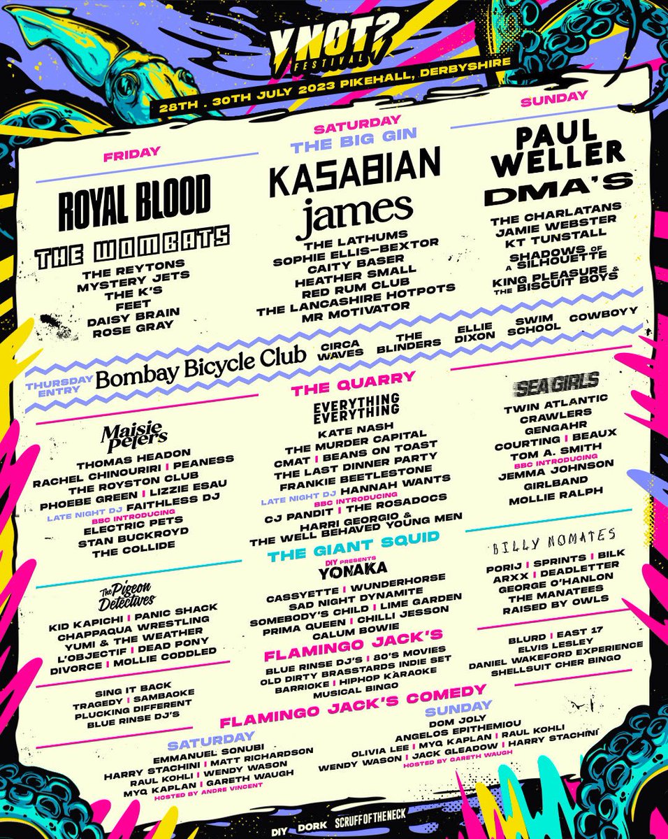COLUMBIA_'s tweet image. We are absolutely made up to announce that we will playing the Allotment Stage for @This_Feeling at @ynotfestival this July! 🎪🇨🇴

That line up 🤯 on there with the likes of @KasabianHQ @paulwellerHQ &amp;amp; @dmasmusic madness!

See you there🤍

Last few tickets
ynotfestival.com/tickets/