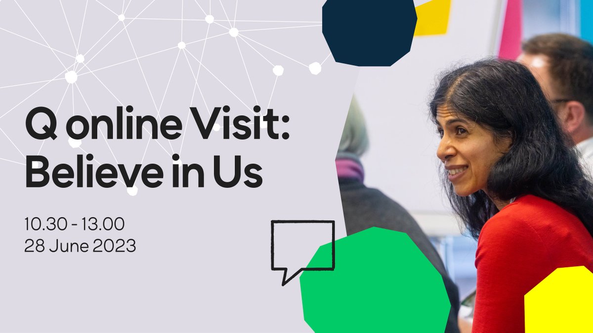 📅📌Join our next online #QVisit with @HeartnSoulArt on the project 'Believe in Us'. The Believe in Us project is developing a new approach to designing services with people with learning disabilities and autistic people. ✏️ Book now: fal.cn/3yJKL