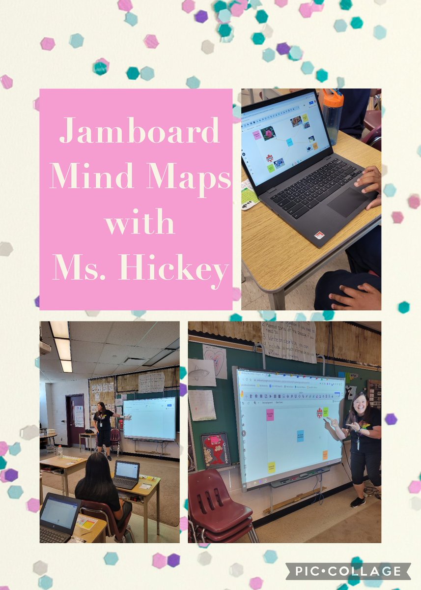 Today, we welcomed @MsHickeytvdsb into our classroom. We learned all about Jamboard and Google Read and Write. Learning for ALL @AshleyOaksPS #GoodForAllTech @TVDSBAT