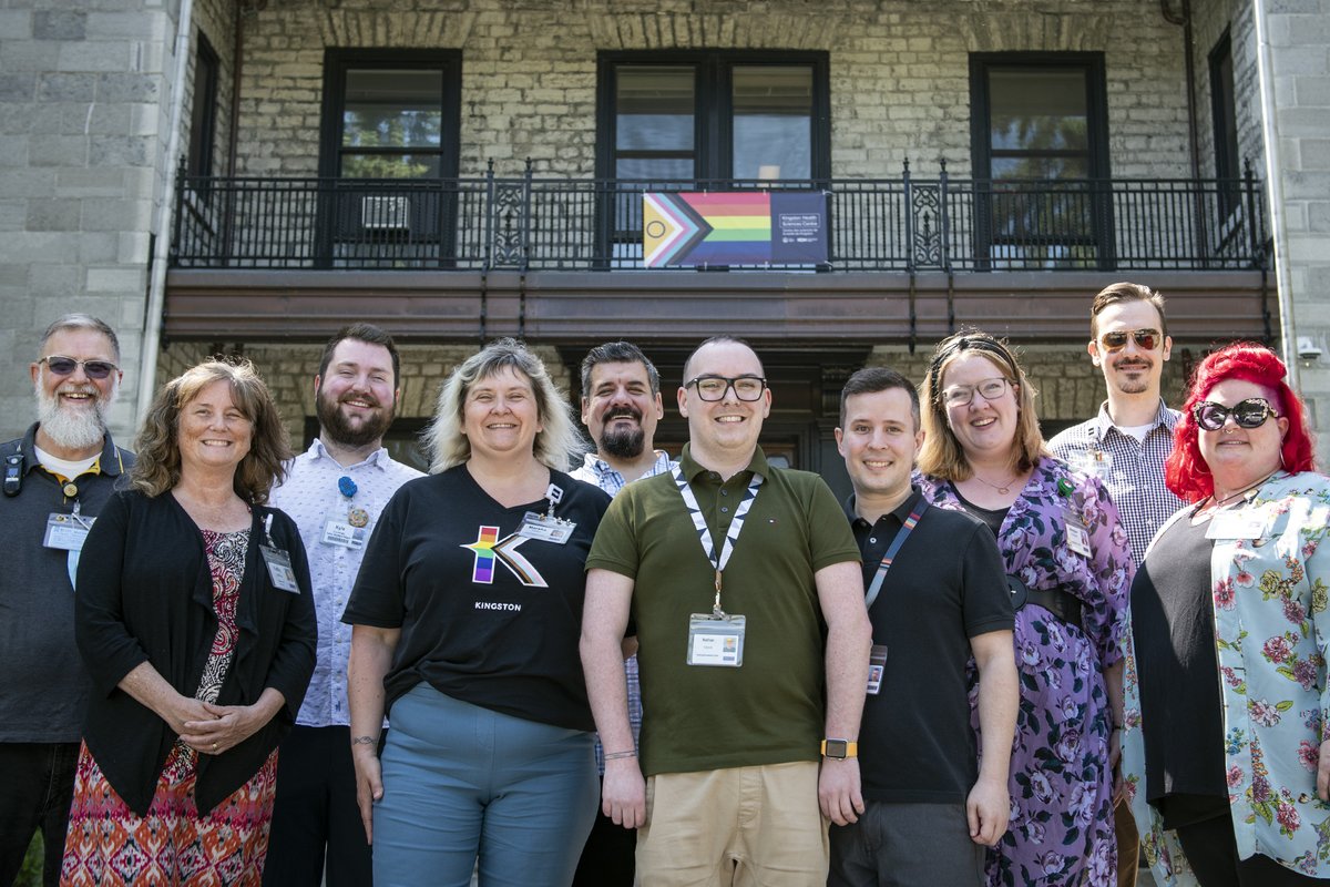 Happy #PrideMonth! We're proud to debut our Progress Pride banners to help celebrate our #2SLGBTQIA+ communities. We're committed to making more positive change at #myKHSC & our top priority is creating an #inclusive environment where everyone is welcome & feels safe. #Pride2023