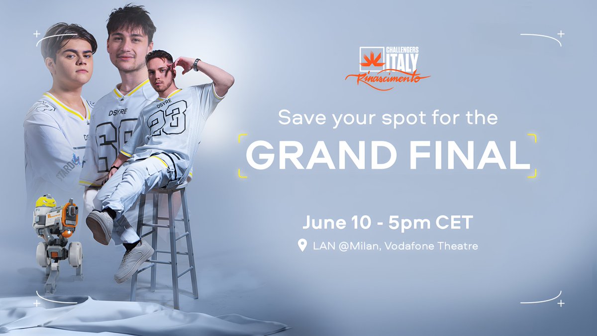 This match will be a banger and you definitely can't afford to miss it!💥  

The finals will be held on the 10th of June at the Vodafone Theatre in Milan📍 

Click the link below to secure your ticket👇
eventbrite.com/e/biglietti-fi…