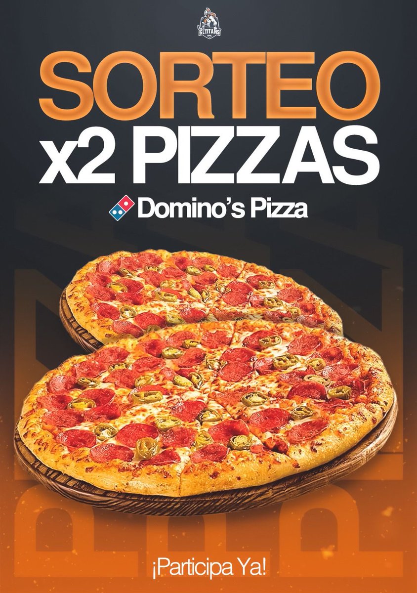 Si, parece que alguien dijo pizza.

Volvemos con un nuevo sorteo, ¡y que sorteo! 2 Pizzas, 2 ganadores de mano de <a href="/DominosGaming/">Domino's Gaming</a>, lo único que tenéis que hacer es:
- Seguirnos a nosotros y a <a href="/DominosGaming/">Domino's Gaming</a>
- FAV y RT
- Mencionar a 2 amigos

¡Mucha suerte a todos!