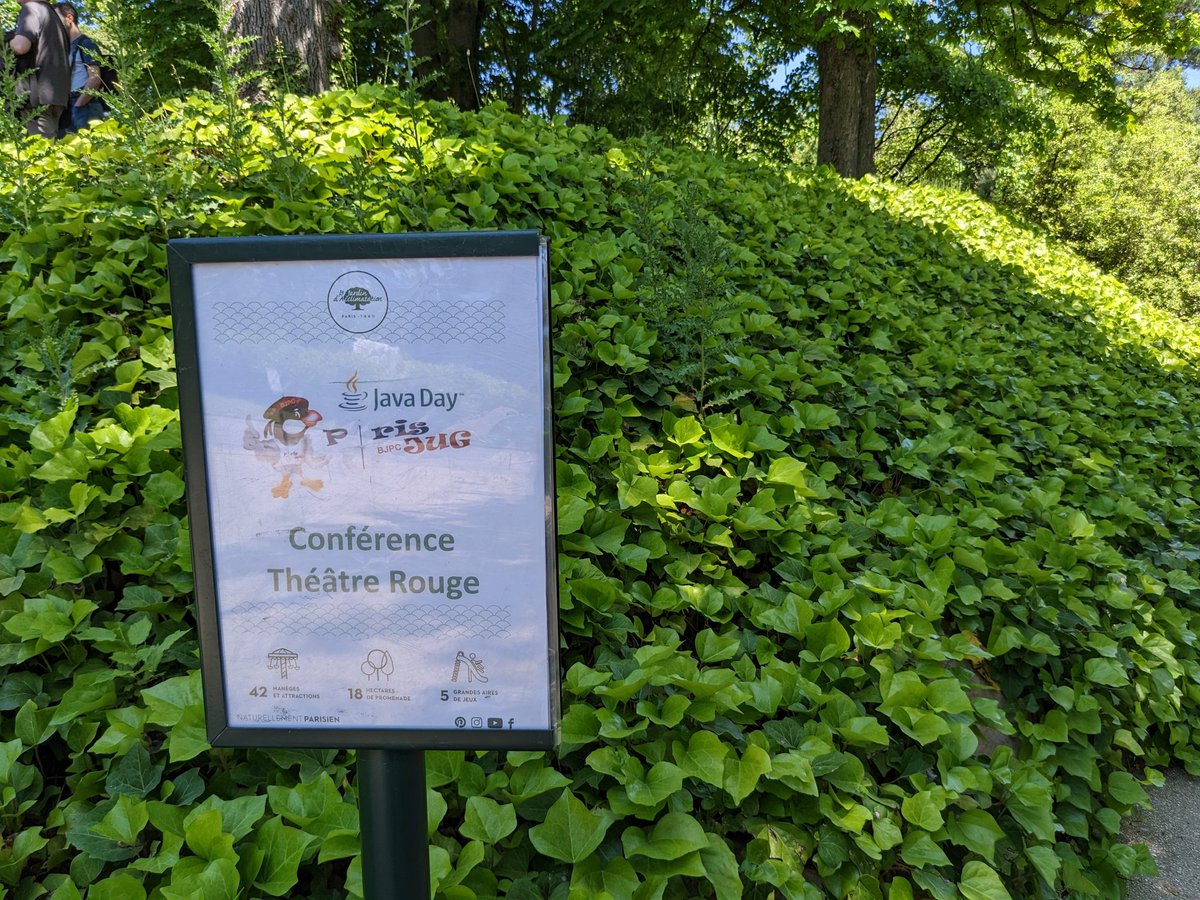 JosePaumard's tweet image. Les @ParisJUG #JavaDay dans la verdure !