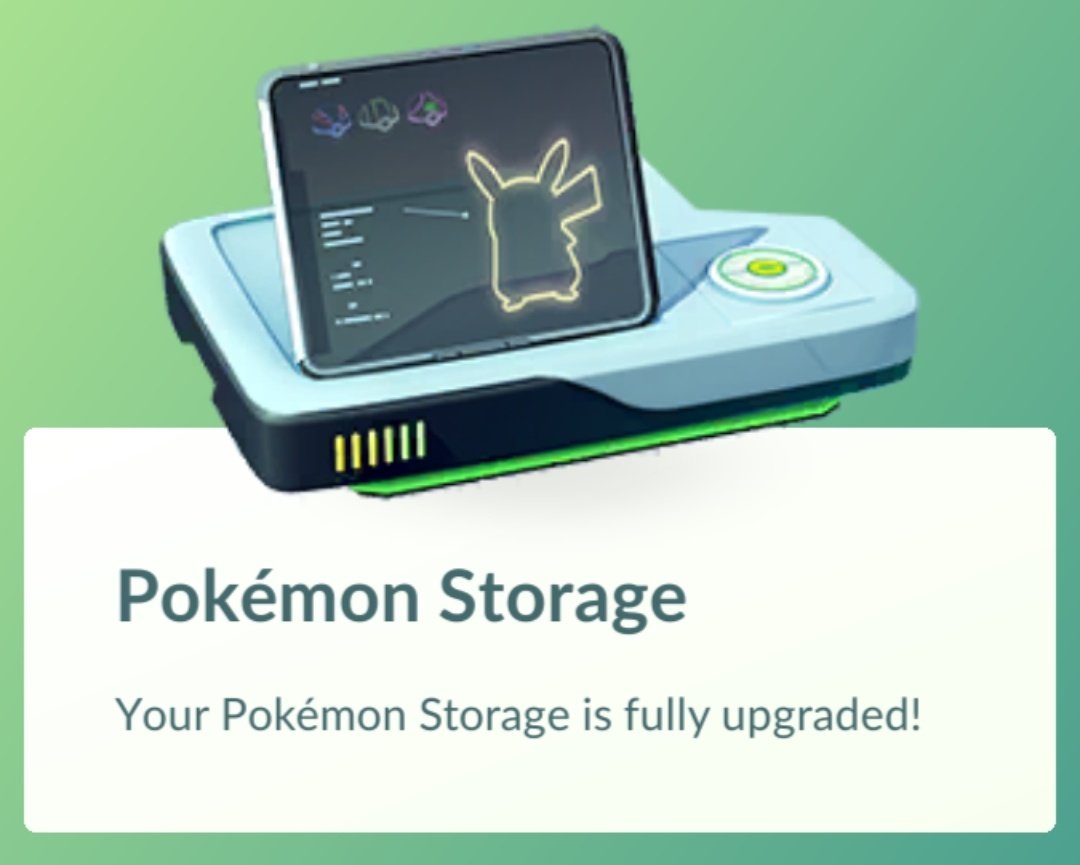 @PokemonGoApp How about some pokemon storage too? Please and thank you 😊 #PokemonGO