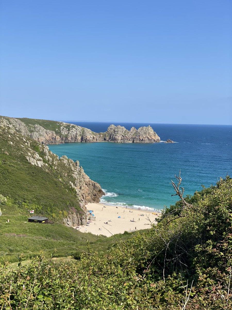 This must be one of the loveliest beaches in the world!? Portcurno in Cornwall. #porthcurno #cornishbeach