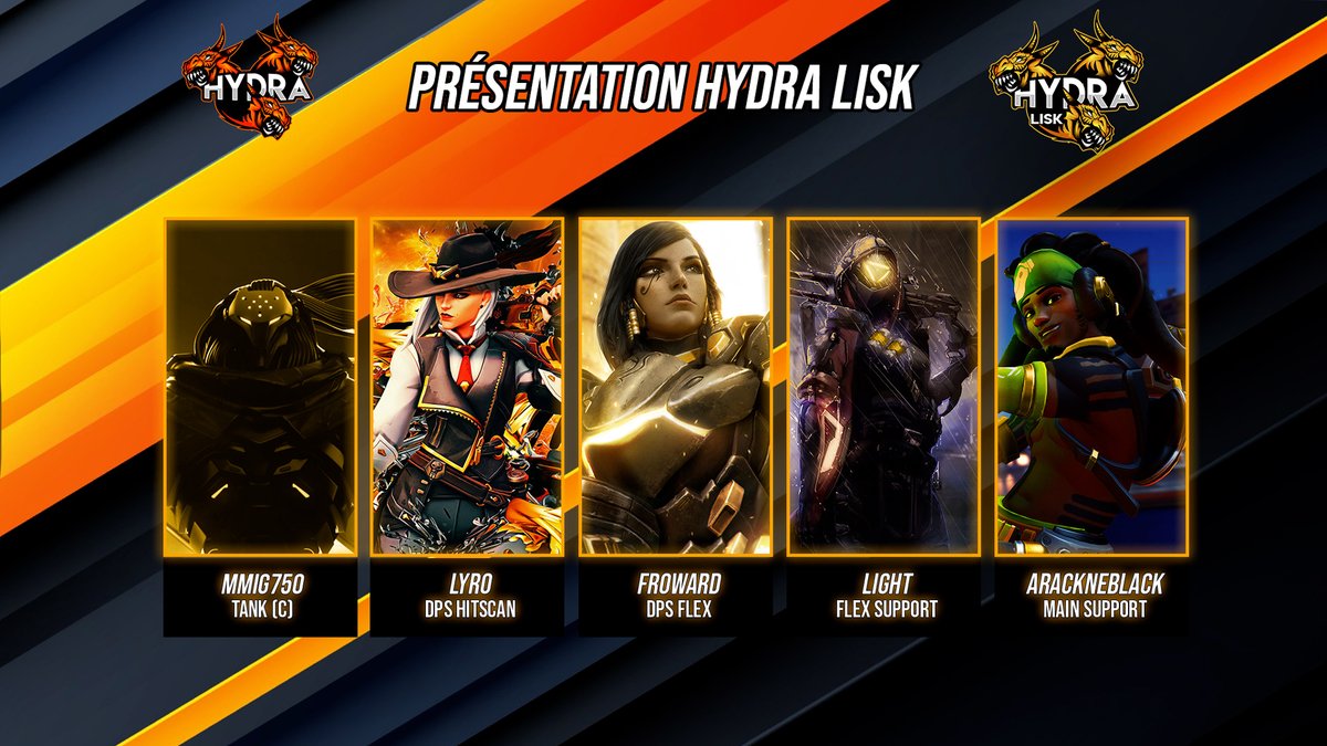 Grande finale du <a href="/Polaris_OW/">Polaris Series</a> ce soir à 21h15 pour nos Hydra Lisk qui se battront pour la 1ère place face à <a href="/PygargueG/">MINE | Pygargue Gaming</a> ! 

RDV à tous nos ultras sur twitch.tv/hoshinawen pour un cast de folie assuré par <a href="/Hoshin_ow/">Hoshin</a> 🤘

🐉 LET'S ROCK HYDRA ! 🐉