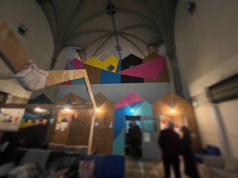LinseyMcIntosh's tweet photo. The coolest new space in #Dundee, designed by the best folk - the young people of @HotChocoTrust. 

Real co-design. 

@kennedytwaddle @LifeChangesTrst 

#HomefaeHome #HCOpenNight2023 https://t.co/LfDKoHsQP9