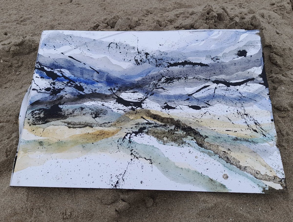 Fonda_JF's tweet photo. ‘Maidens Beach’
Watercolour and ink on A4 watercolour paper
JF23
.
.
#artistsontwitter #enpleinair #pleinairpainting #abstractartist #abstractlandscape #artistsoftwitter #watercolorart #Watercolourpainting #watercolour #watercolorart #ink #inkpainting https://t.co/yxZFvwghI2