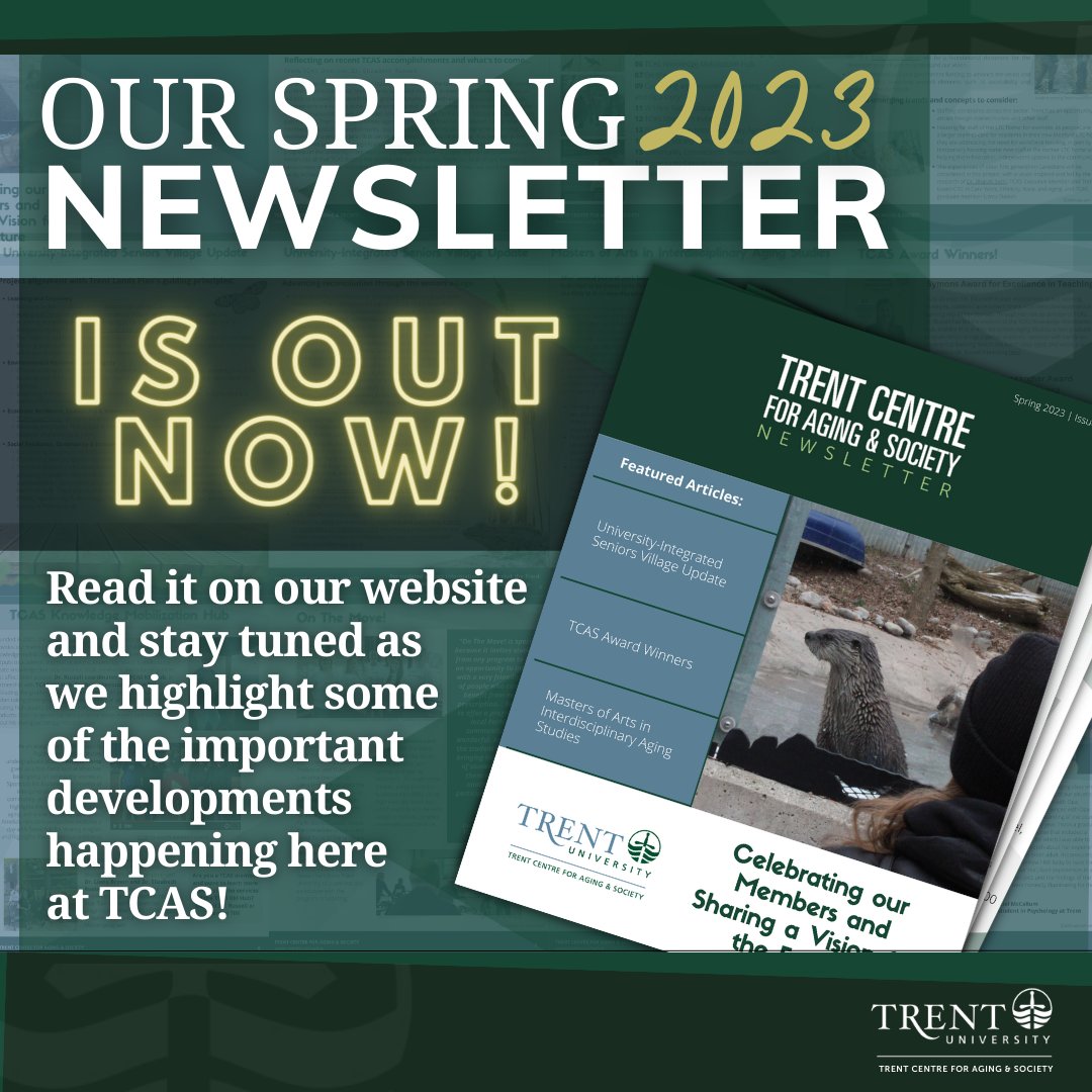 Read @TrentAging's Spring newsletter for updates on the University-Integrated Seniors Village! Behind the scenes project planning, emerging trends, environmental resilience &amp; more. @peopleCare_ca is excited to be developing an #LTC Home as part of this initiative #FridayReads