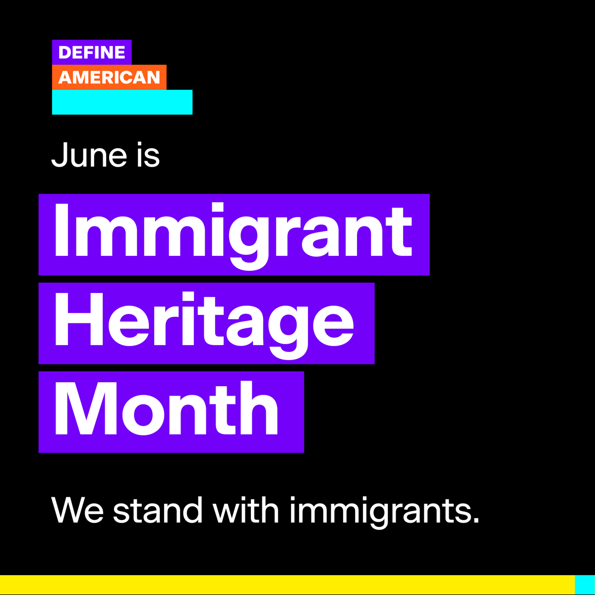 Today, we kick off the 10th annual #ImmigrantHeritageMonth! 🔥 

Immigrants have made and continue to make countless contributions to communities across the U.S. 

Show your support by using #IStandWithImmigrants to share stories on what it means to be an immigrant or an ally.