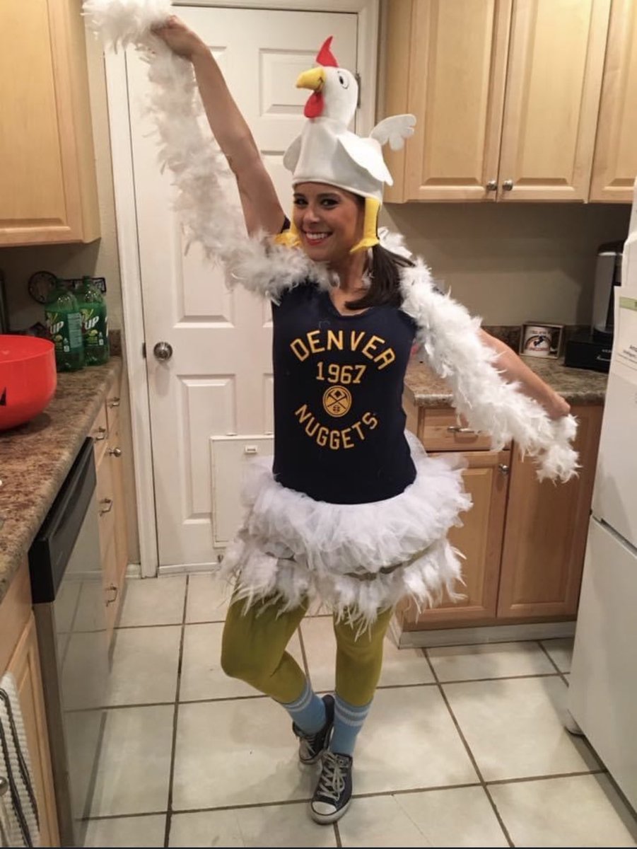 Happy NBA Finals Game Day, Denver!! To celebrate, here’s me as a “Chicken Nugget” 🏀⛏️ #NuggetsNation #NBAFinals