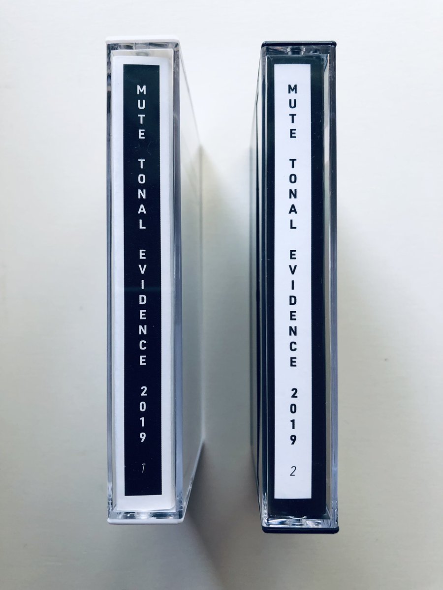 Mute Tonal Evidence 2019 1-2

Mute / Compilation / Limited Edition 150 Copies
#cassettetapes 
#muterecords