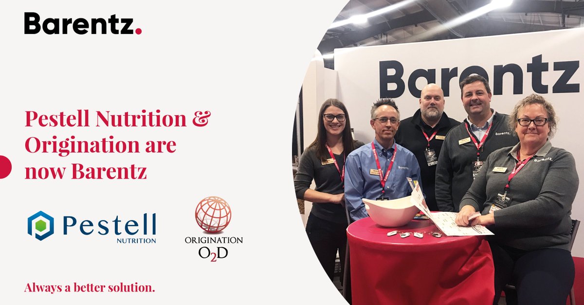 The day has come, Pestell Nutrition is officially Barentz!

Please follow our new Barentz | Animal Nutrition LinkedIn showcase page for more updates: ow.ly/XGJU50OC5wU

Read more about our rebrand here: ow.ly/mxR050OC5OG
