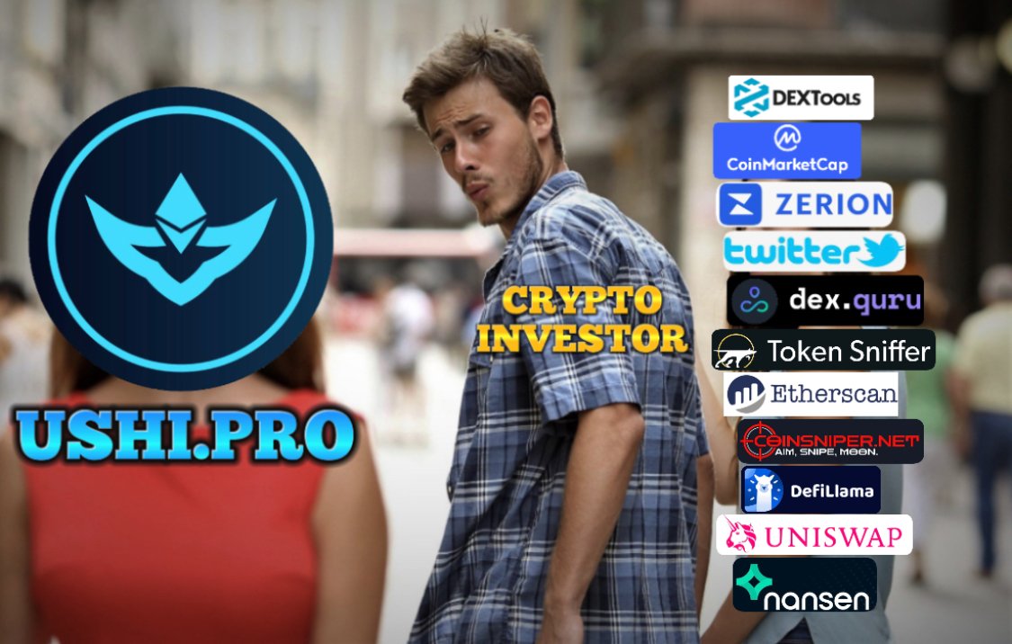 LionGemHunter's tweet image. Looking for a hidden gem? Look no further! The $USHI token is gaining momentum, and #uAnalytics is the secret weapon you need for successful DeFi hunting. Stay informed about whale 🐳 and shark 🦈 activity with real-time insights. 🚀💰
@USHI_ETH 
#Crypto