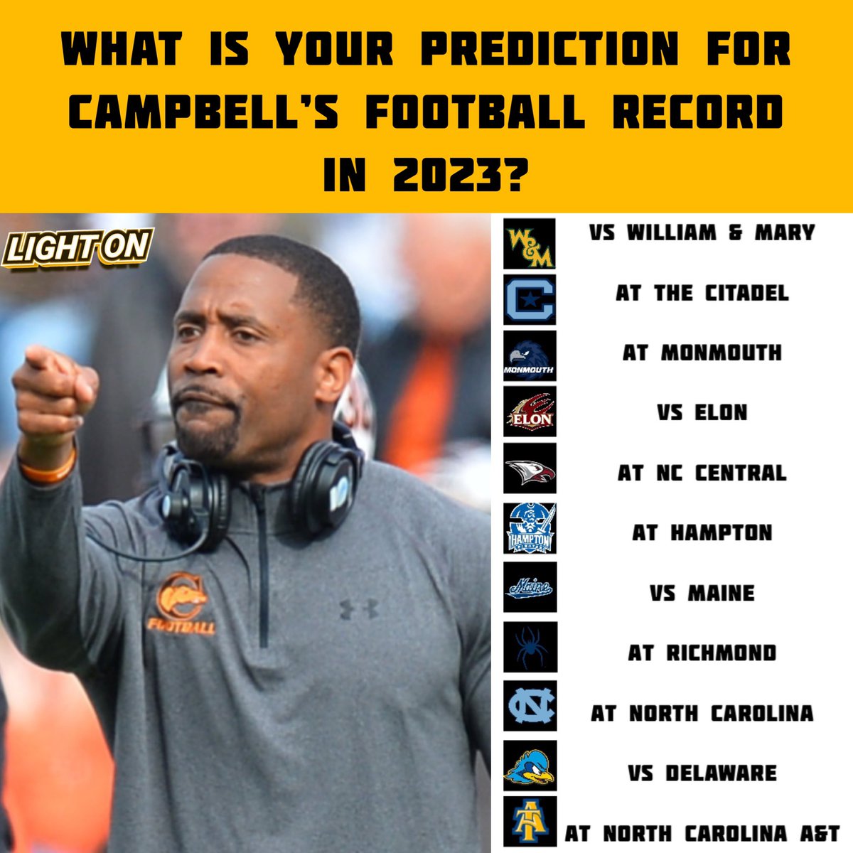 LIGHT ON COLLEGE SPORTS on Twitter "What Is Your Prediction For