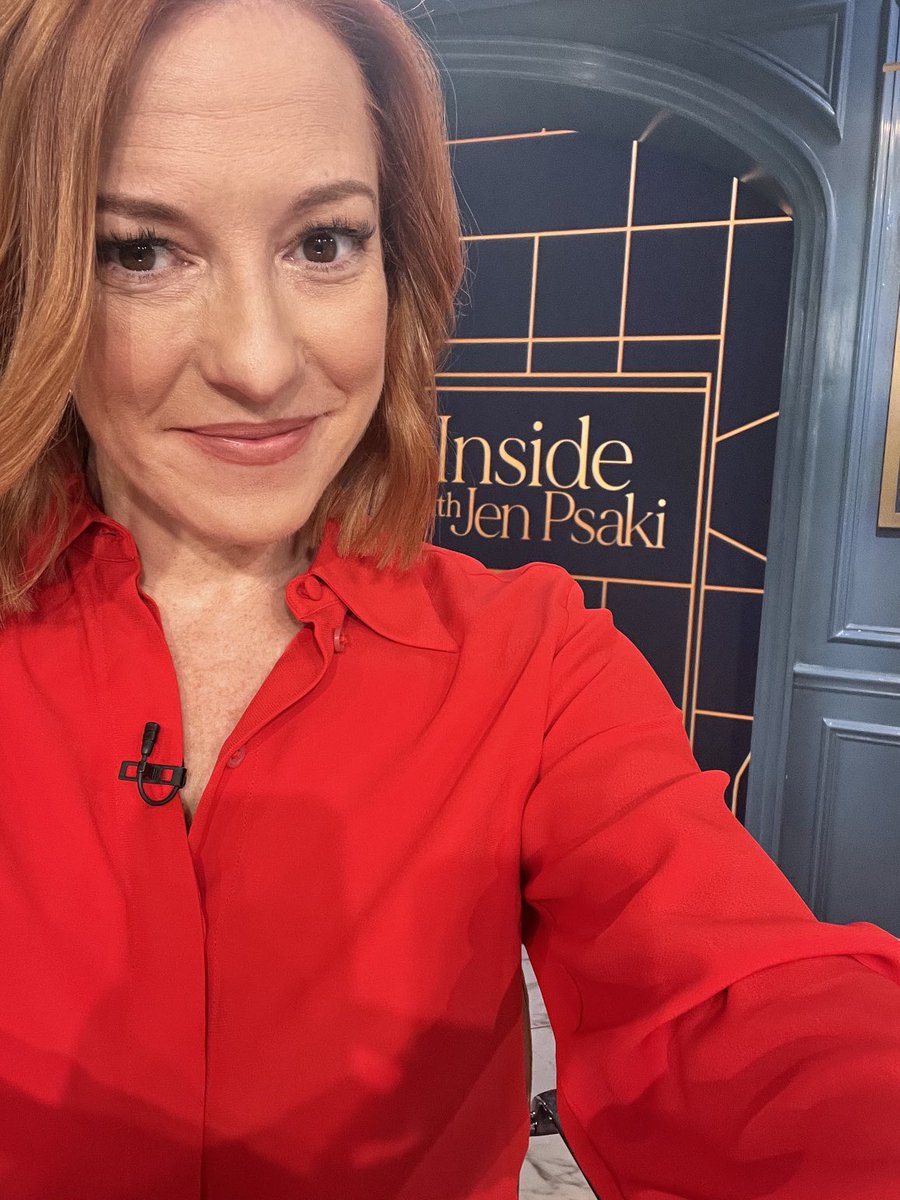 Jen Psaki On Twitter Gettin Ready For Our First Show Exclusive To jen-psaki-on-twitter-gettin-ready-for-our-first-show-exclusive-to