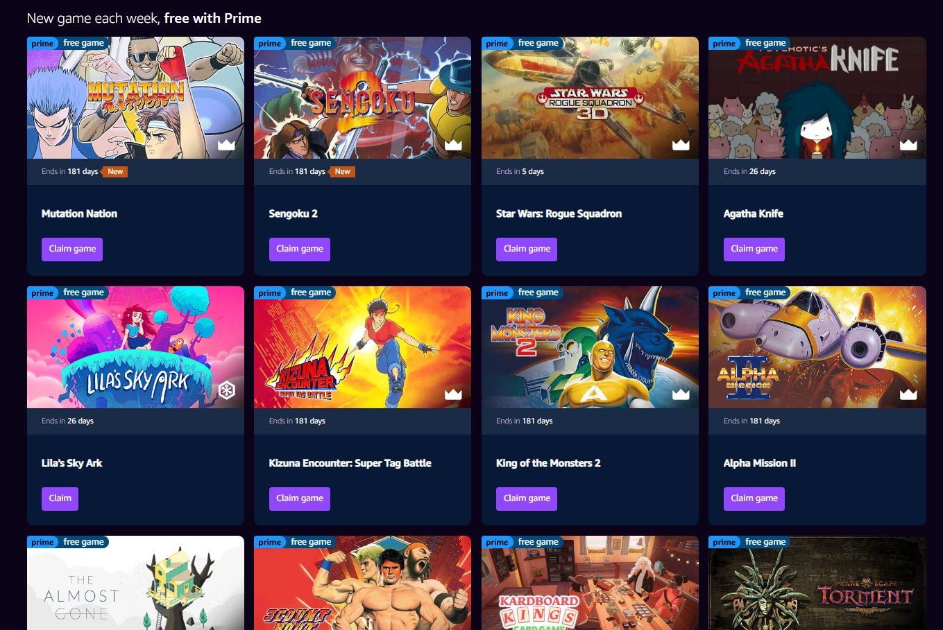 April's Five Free Games From Twitch Prime