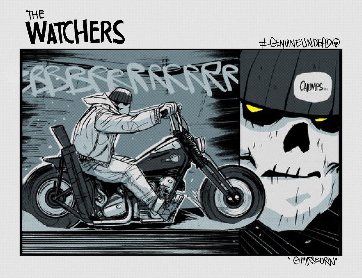 No doubt in my lizard brain that this comic will be a cult classic 💀
@TheWatchers_GU #WatchersGU 
Art by @gimiksborn  #comics