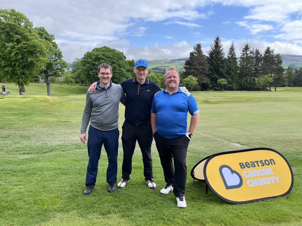 Thanks to James Crawford for organising the ⁦<a href="/Beatson_Charity/">Beatson Cancer Charity</a>⁩ Golf Day Auchterarder Golf Club. £13,000 raised for a very worthy charity.